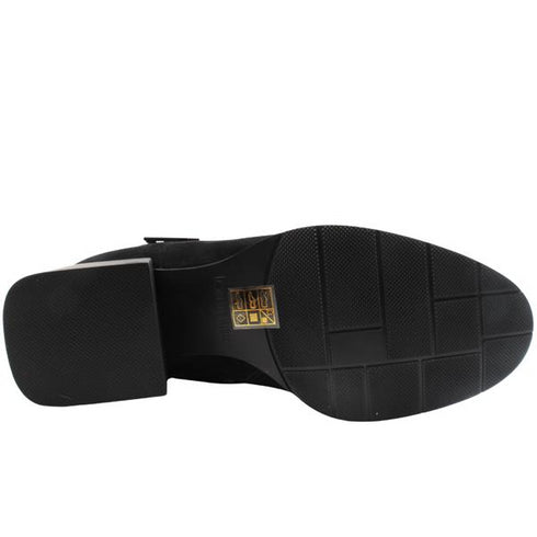 Loretta Vitale C3893 Women's Black Suede Knee High Boots